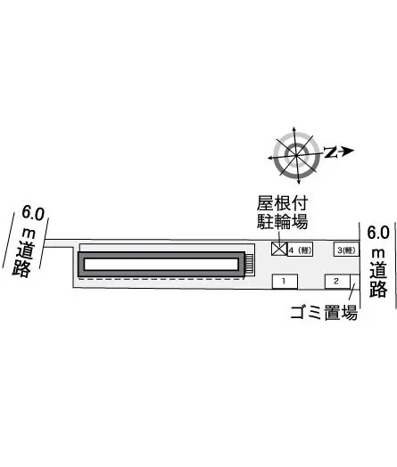 ★手数料０円★四日市市昌栄町　月極駐車場（LP）